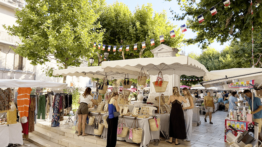 Cassis street market Cassis street market