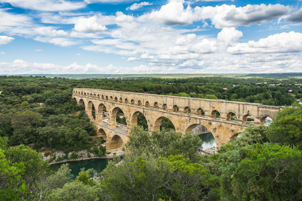 Le Pont du Gard en Occitanie Le Pont du Gard en Occitanie