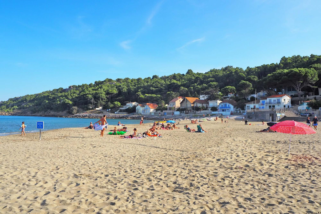 La plage de La Franqui en Occitanie La plage de La Franqui en Occitanie
