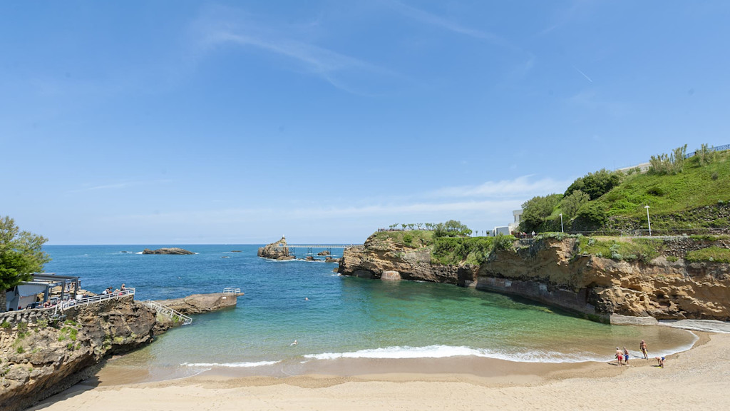 Plage du Port Vieux in Biarritz Plage du Port Vieux in Biarritz