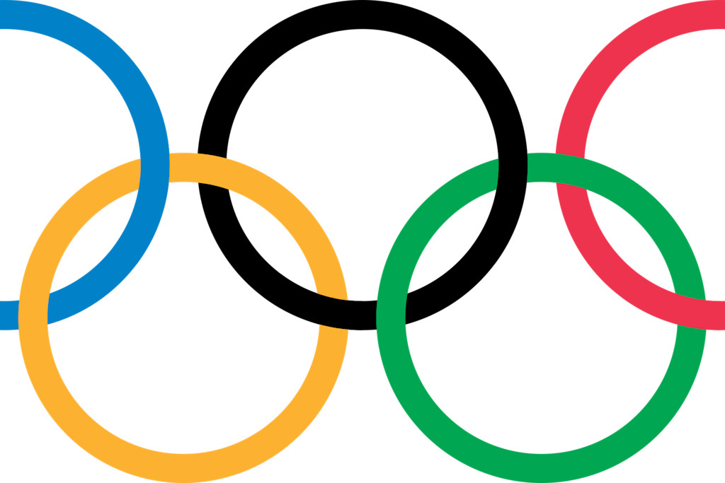 Olympic rings without rims Olympic rings without rims