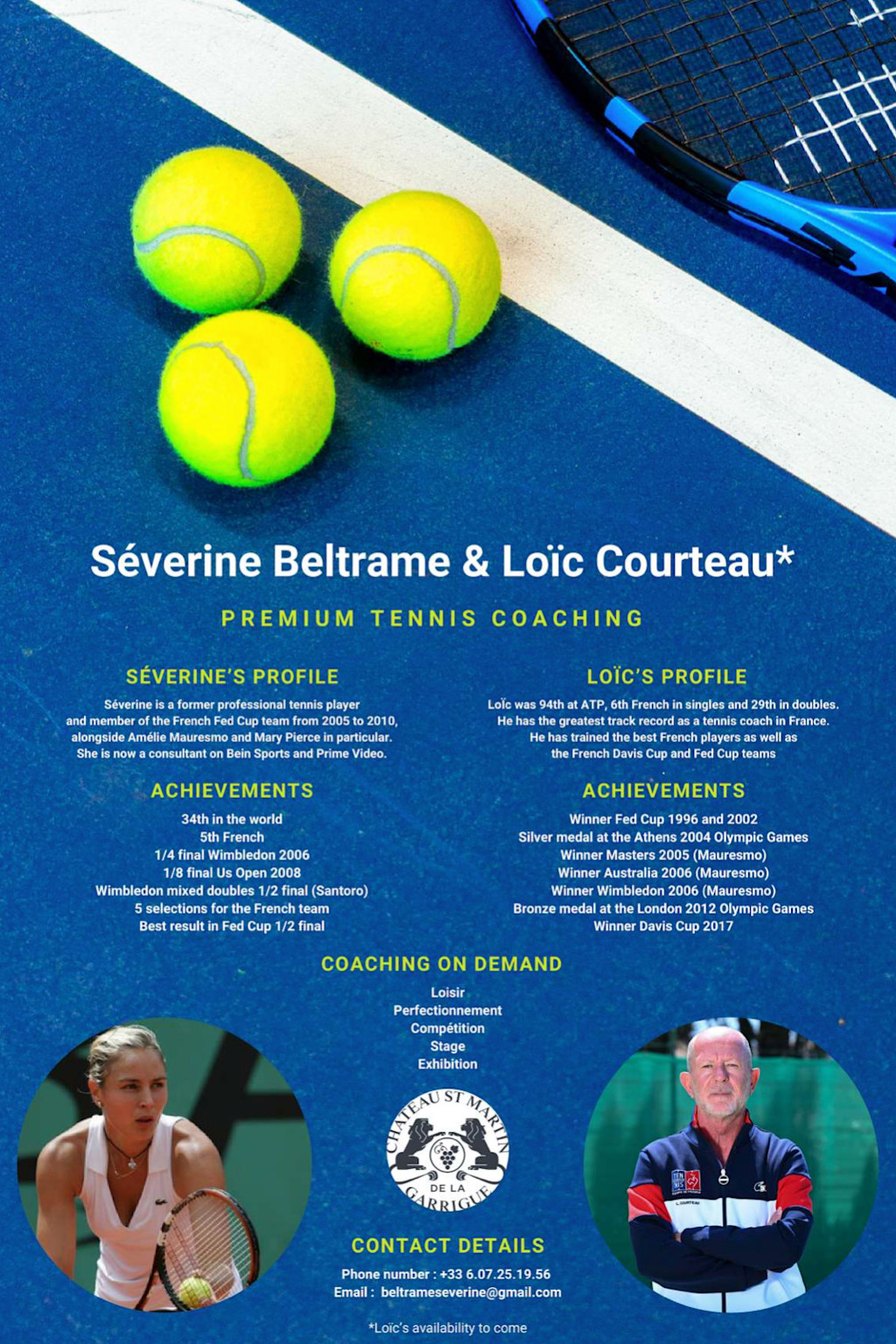 Premium tennis coaching Premium tennis coaching