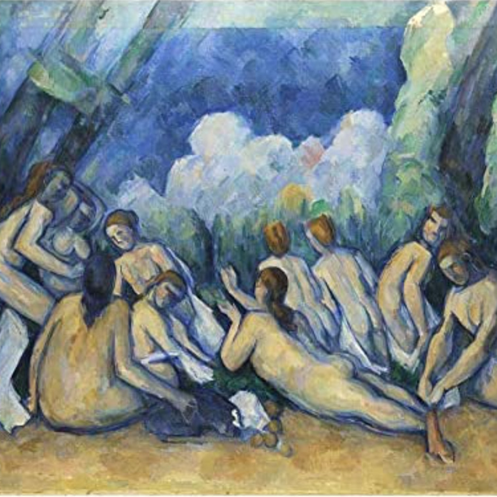 Les Grandes Baigneuses - Paul Cézanne Les Grandes Baigneuses - Paul Cézanne