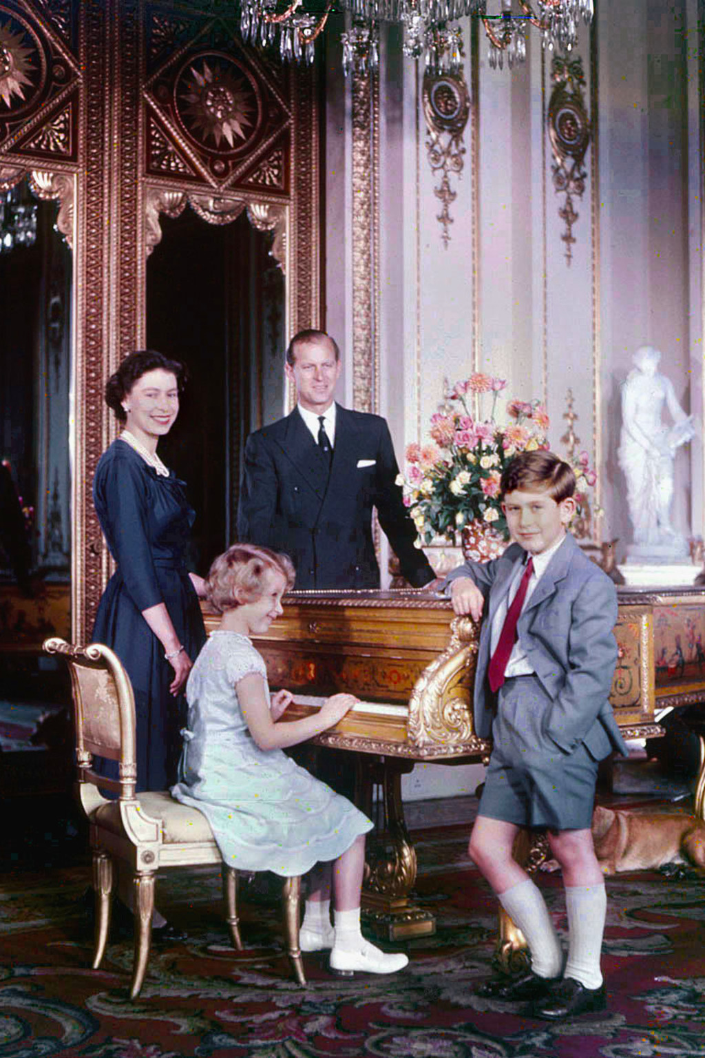 Elizabeth, Philip, Charles and Anne Elizabeth, Philip, Charles and Anne