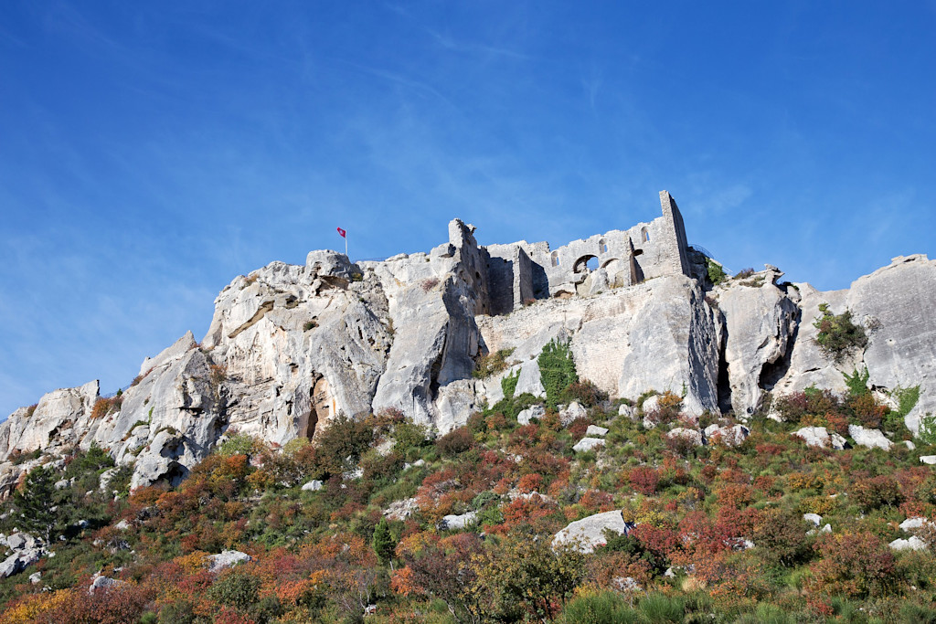 Château-des-Baux in Provence Château-des-Baux in Provence