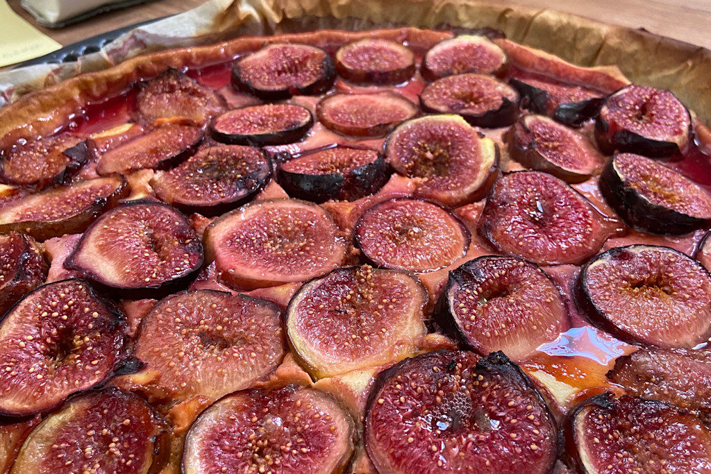 Tarte amandine aux figues Tarte amandine aux figues
