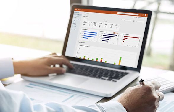 Knowledge worker using PwC Third Party Tracker