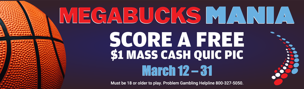 Header image for Megabucks Mania 2025 promotion
