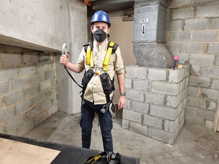 Chris Needle on site