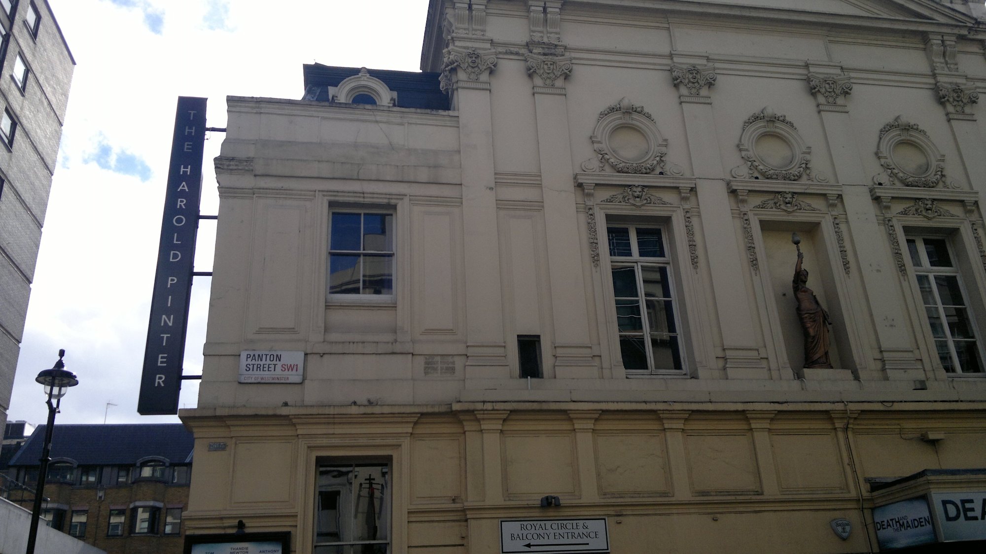 London Harold Pinter Theatre Exterior