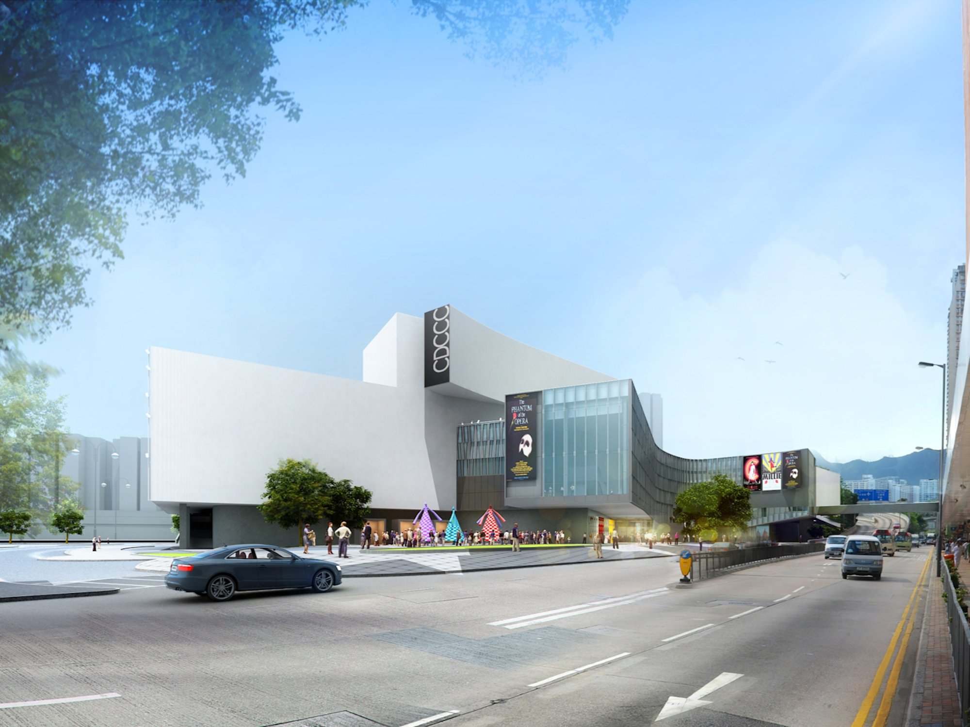 East Kowloon Cultural Centre Day Exterior