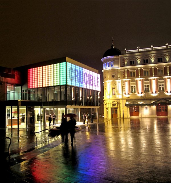 Sheffield Crucible Theatre External Opening Night