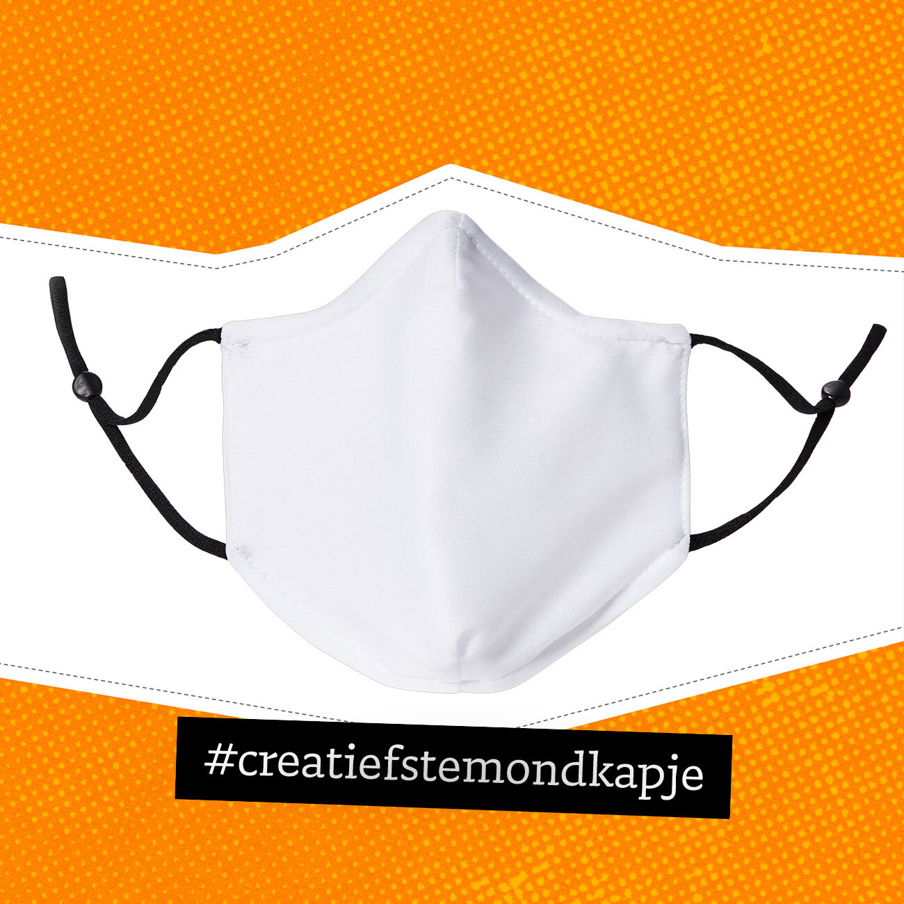 Mondkapjeschallenge - Template afbeelding