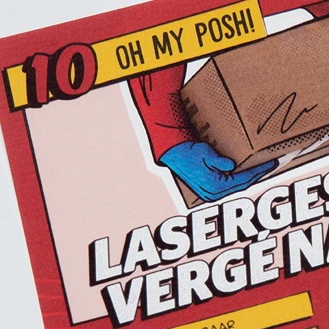 Lasergeschikt vergé naturel