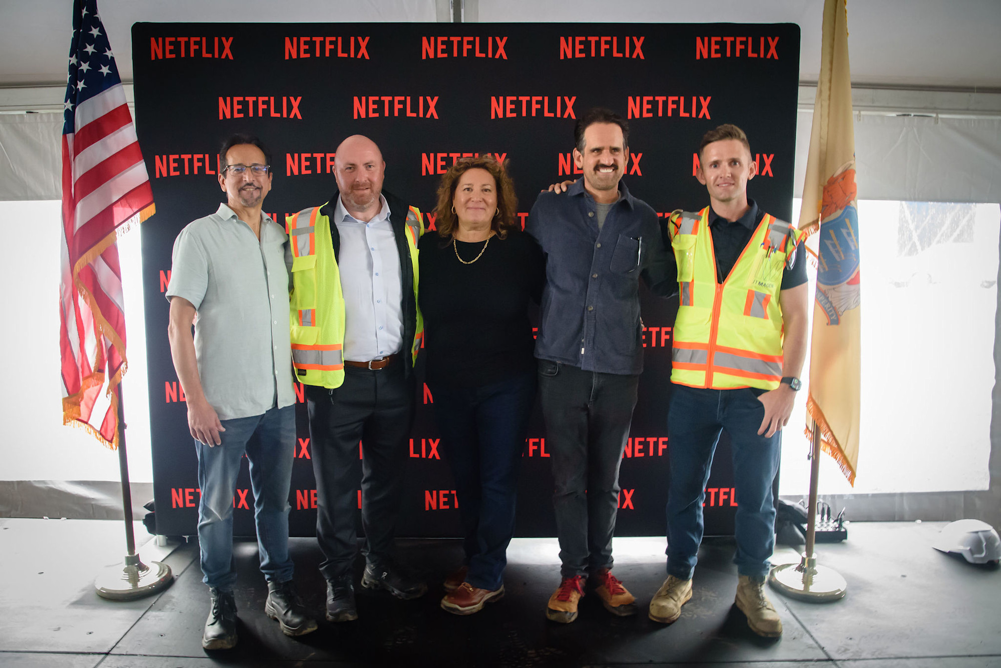 Celebrating a Major Construction Milestone at Netflix Studios Fort Monmouth 