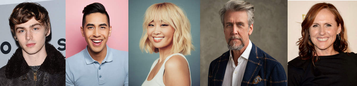 Miles Heizer, Tommy Do, Alice Lee, Alan Ruck and Molly Shannon