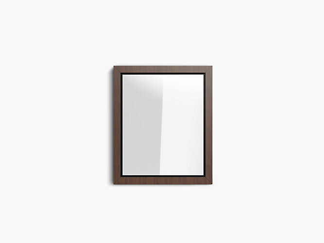 Poplin® Mirror in Claret Suede