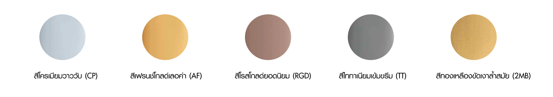 Choose your finish