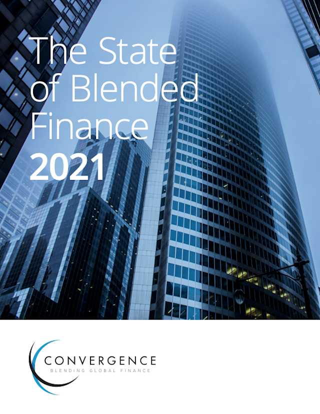 The State of Blended Finance 2021