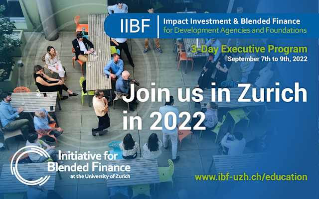 Impact Investment & Blended Finance Executive Program