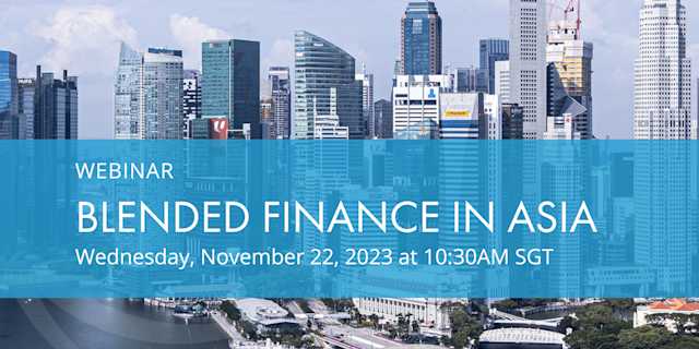 Blended Finance in Asia