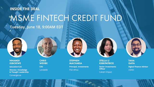 Inside the Deal: MSME Fintech Credit Fund