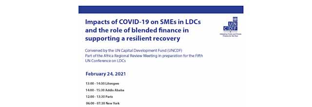Impacts of COVID-19 on SMEs in LDCs