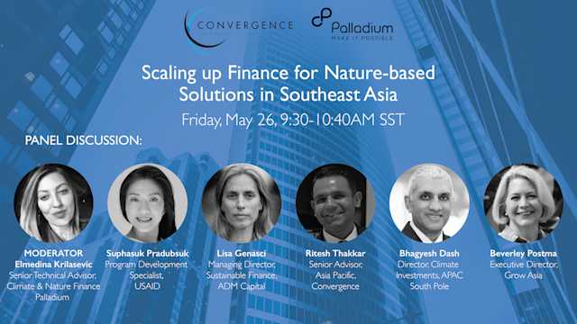 Financing Nature-based Solutions in Southeast Asia