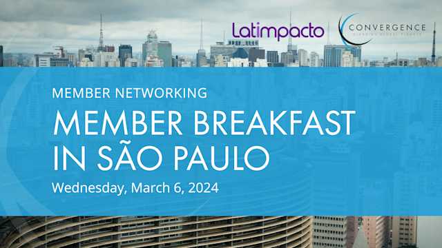 Member Networking Breakfast in São Paulo