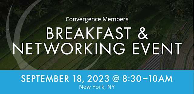 Convergence Members Breakfast & Networking (New York)