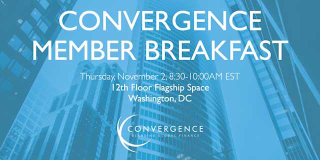 Member Breakfast & Networking in Washington, DC