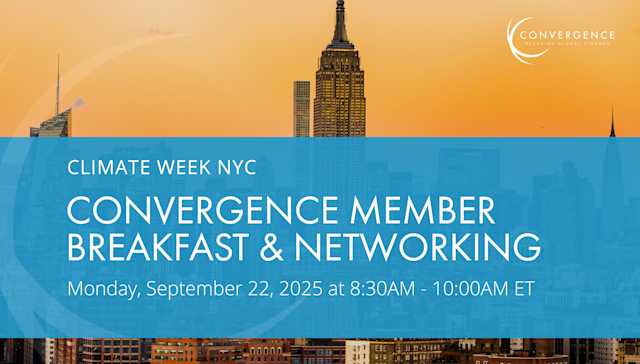 Convergence Member Breakfast & Networking in New York