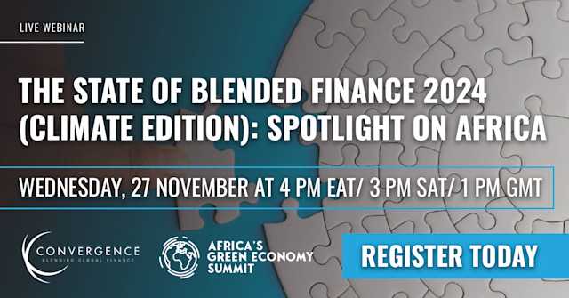 The State of Blended Finance 2024 (Climate Edition): Spotlight on Africa