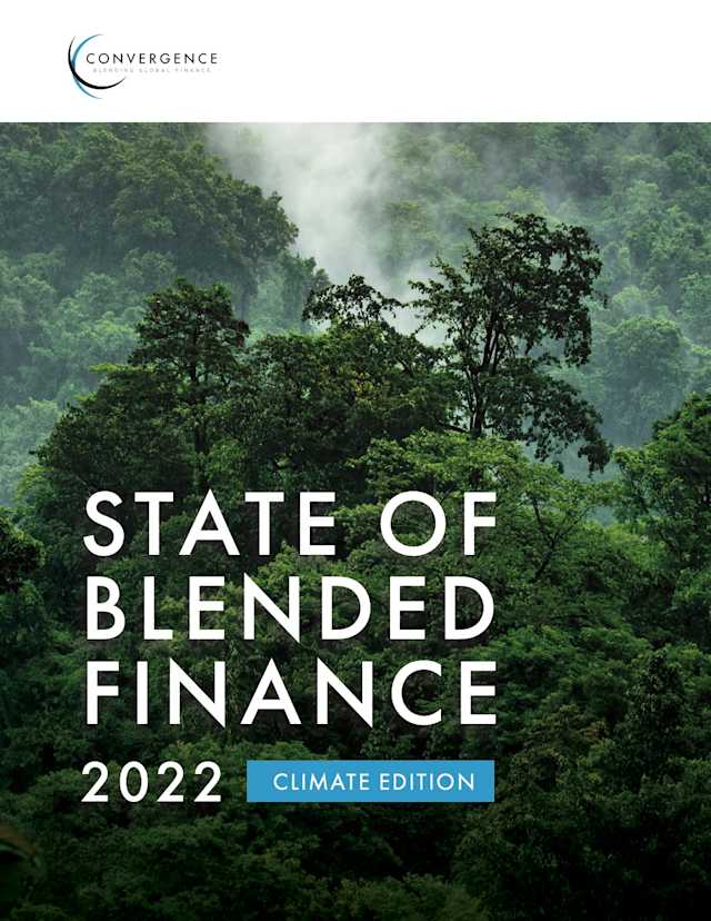 State of Blended Finance 2022
