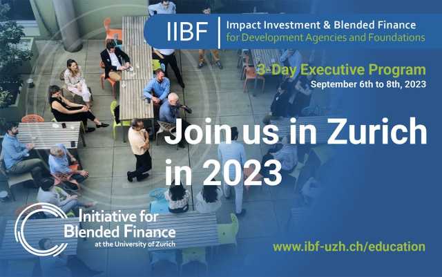Impact Investment & Blended Finance Executive Program 2023