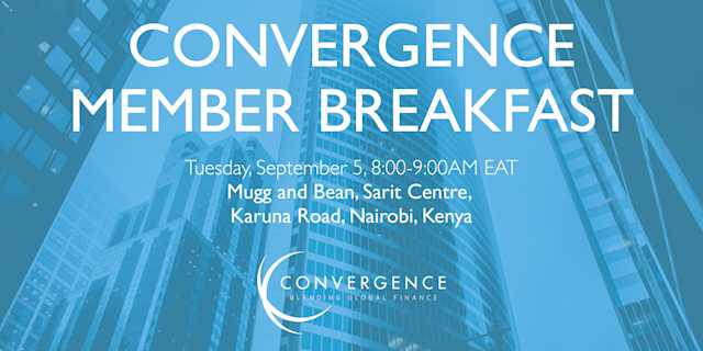 Convergence Member Breakfast (Nairobi)