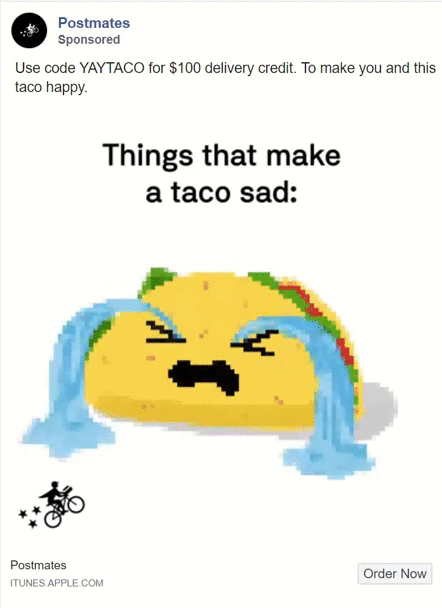 8 postmates video ad