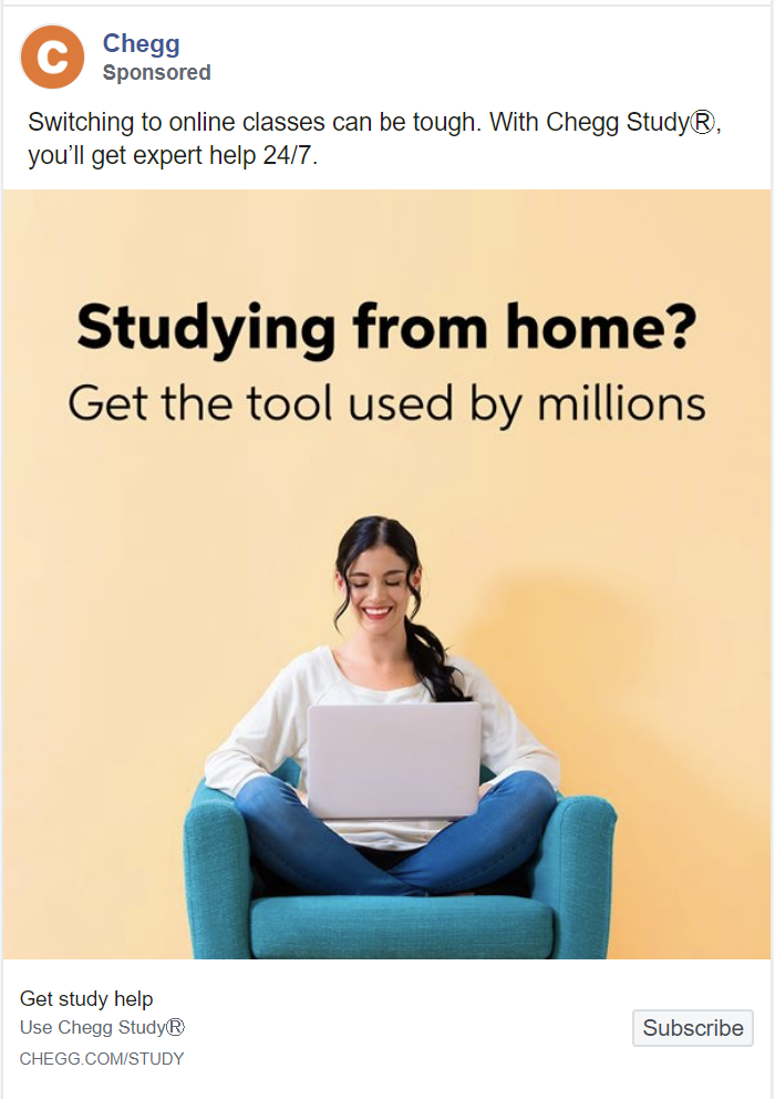 3 chegg ad 3