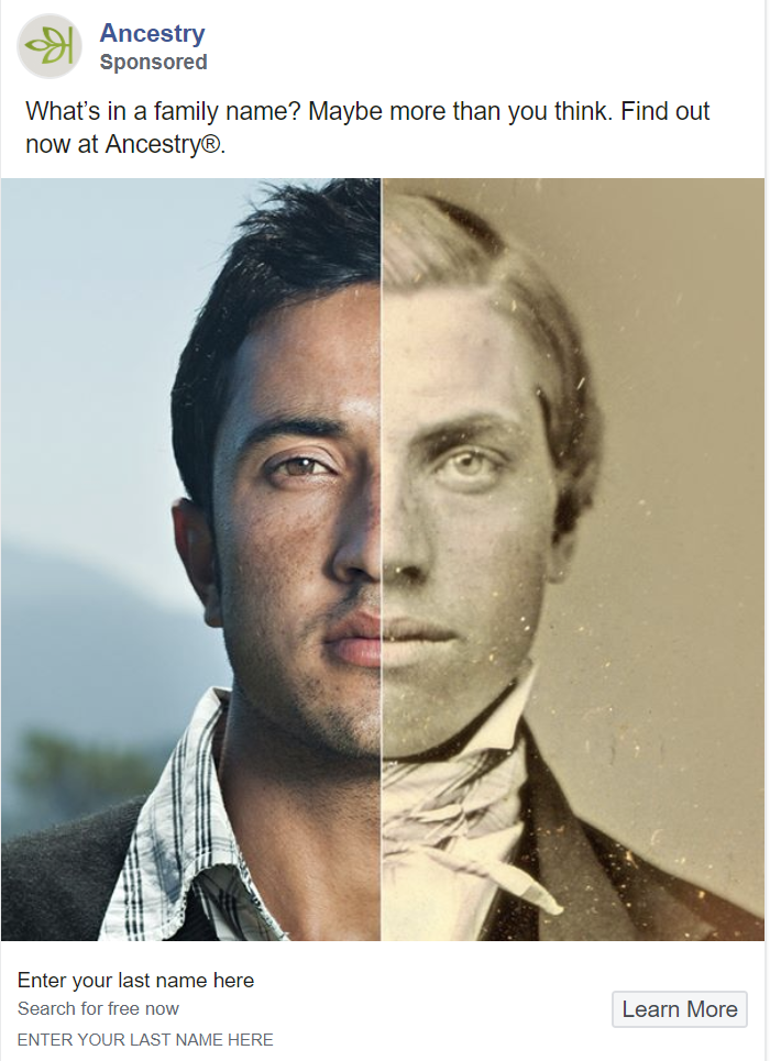 ancestry halfface ad 2