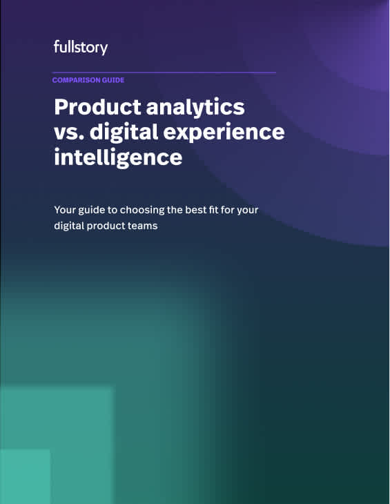Comparison guide: Product analytics and digital experience intelligence