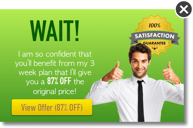 The classic, and still very popular, "But wait, there'es more!" pop-up that appears when you're about to 'x' out a website.