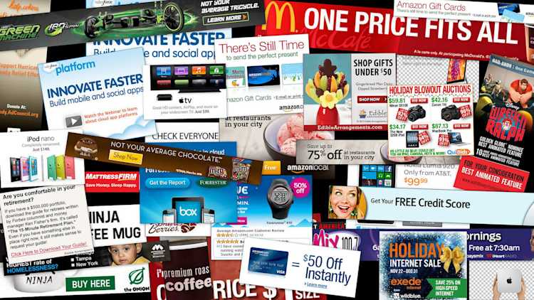 So much visual noise on the web. Our minds are the ultimate ad blockers as we learn to tune these ads out. Photo via flickr CC 2.0.