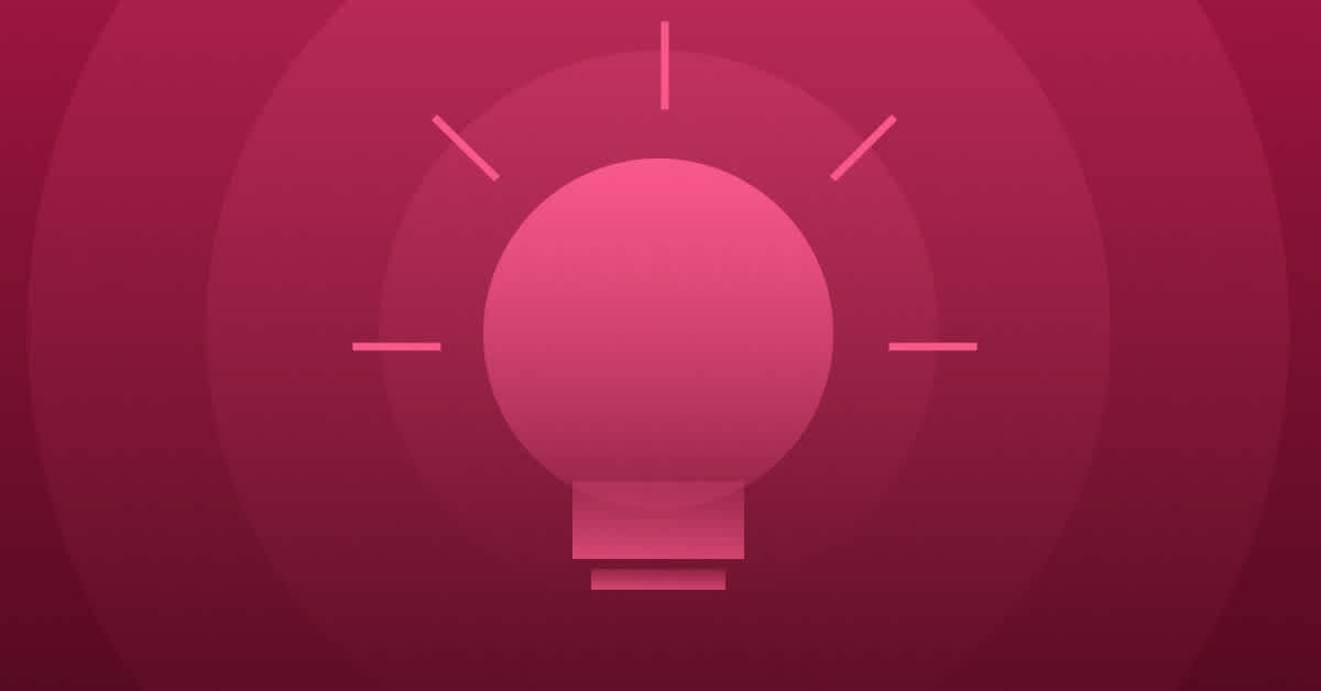 Lightbulb illuminating