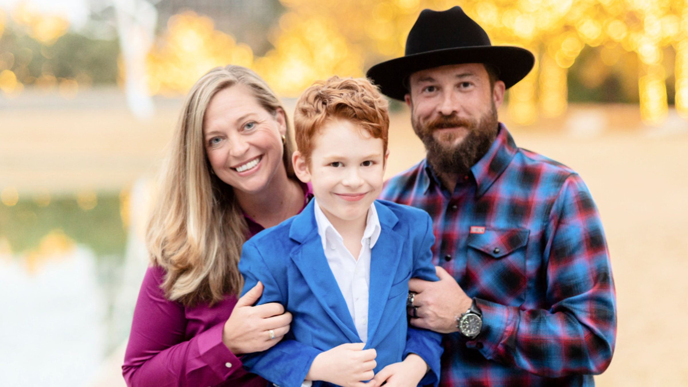Adrianne Porcelli and her husband, Aytek Kamacioglu, are pictured embracing their 8-year-old son, Dylan Kamacioglu.
