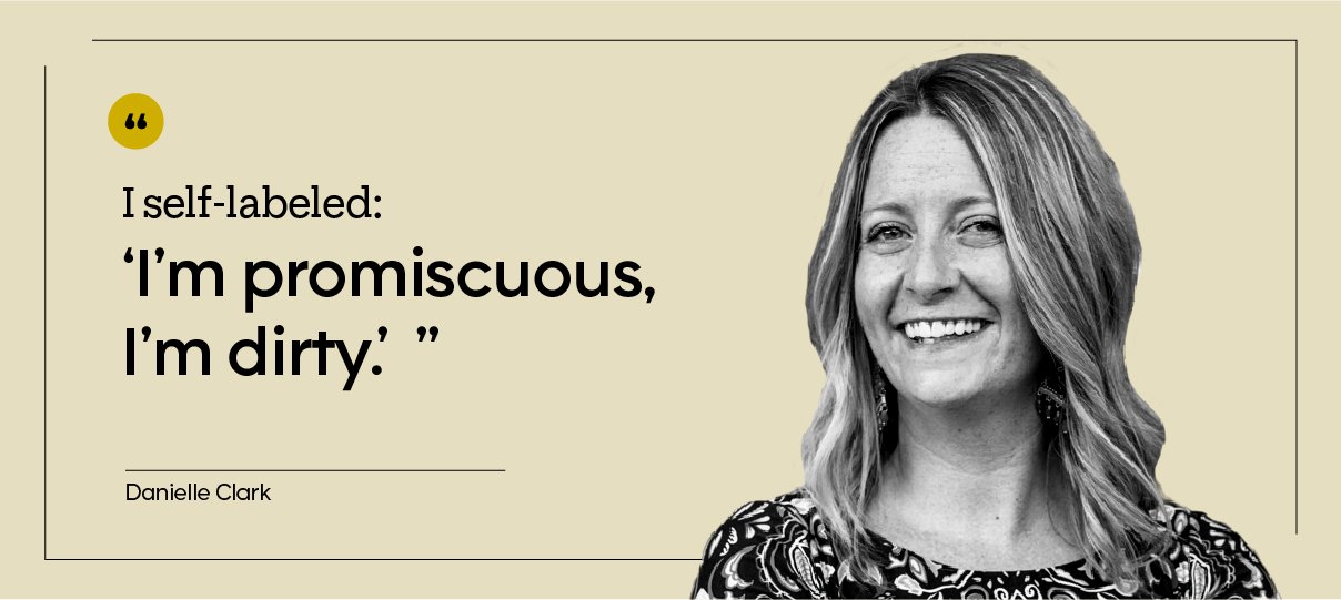 Dr. Danielle Clark is pictured, outdoors, with the quote: