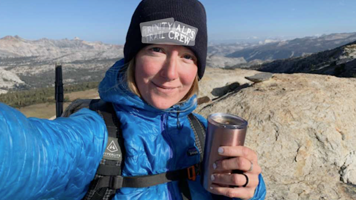 Sharon Eriksen is pictured hiking in Yosemite National Park.