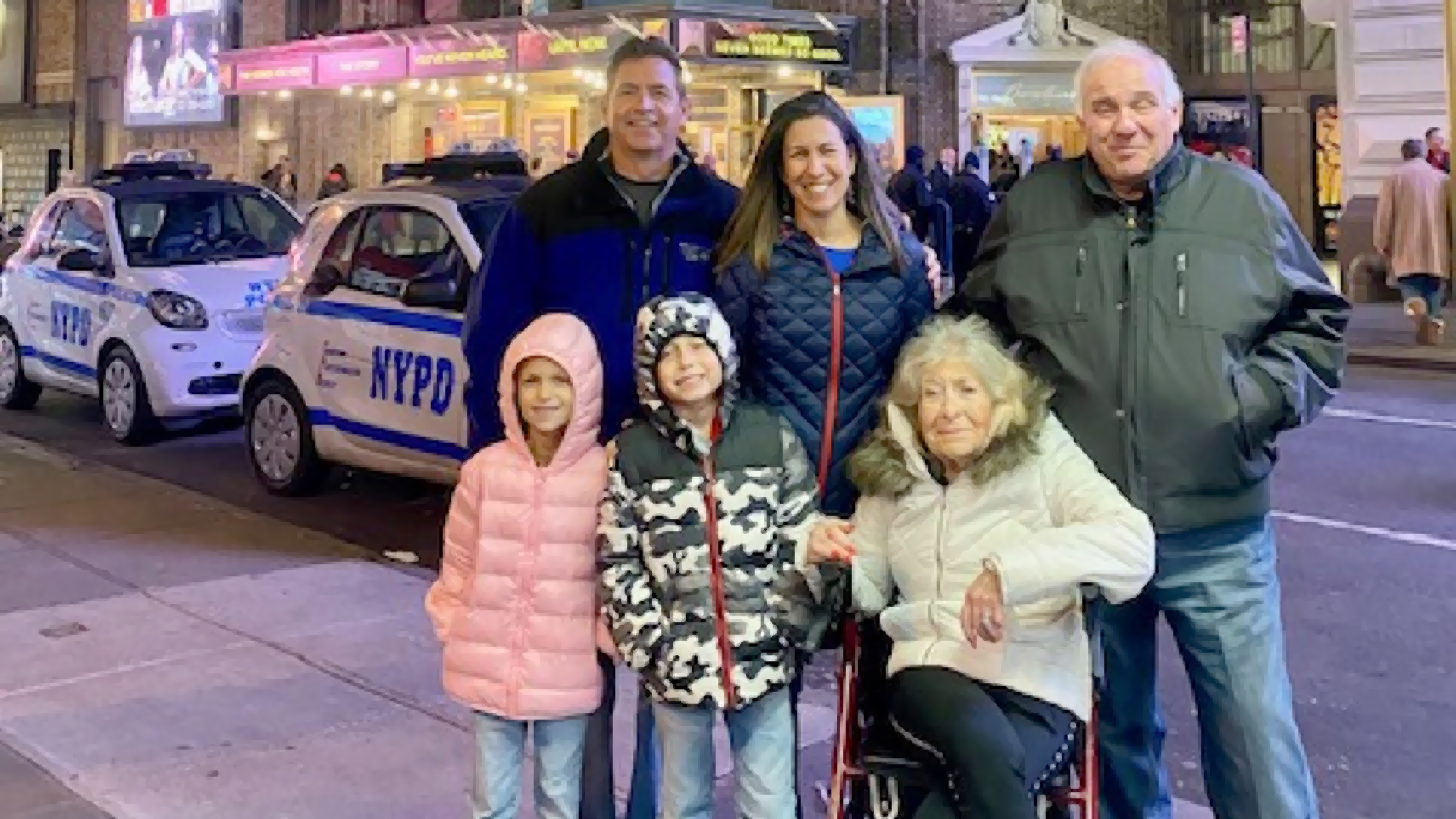 Wendy Meller Hutkin pictured with her family.