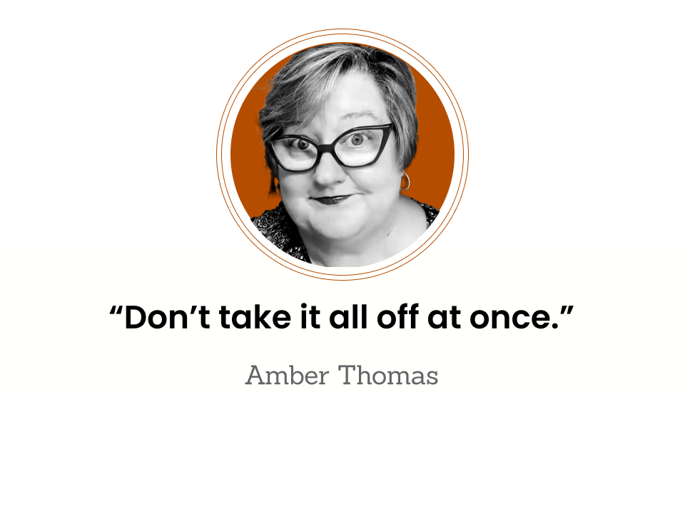 Amber Thomas is pictured.