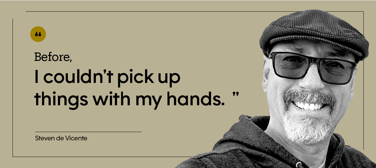 Steve de Vicente is pictured in a headshot.