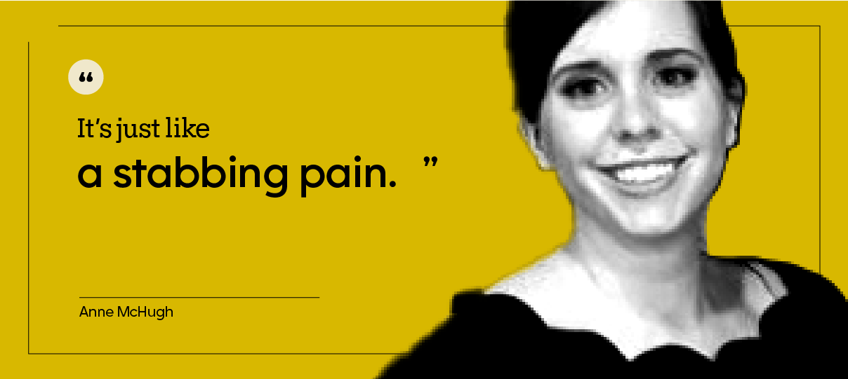 Photo of Anne McHugh, indoors